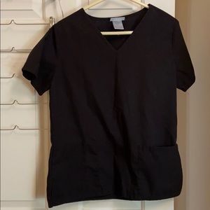 Black Scrub Top